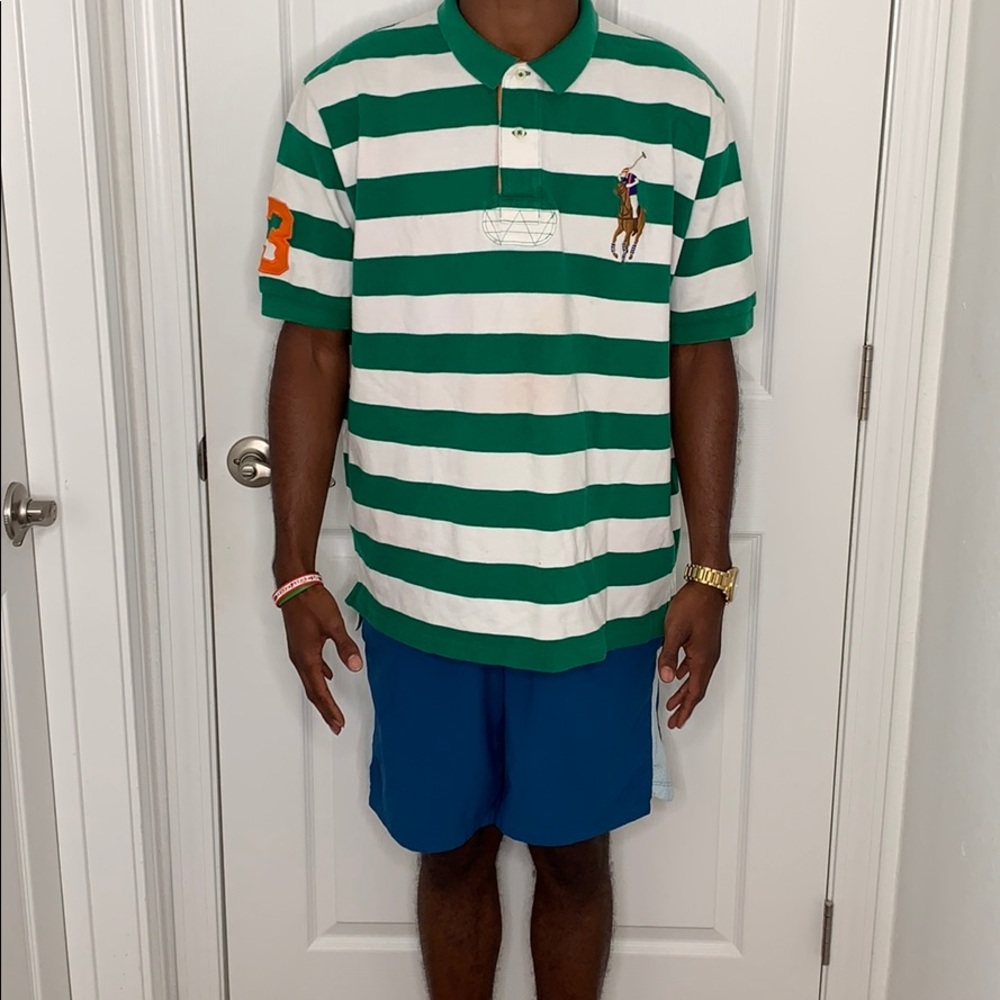 STRIPPED POLO SHIRT